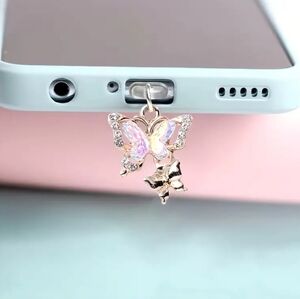 Phone dust plug 🦋💛🦋💛